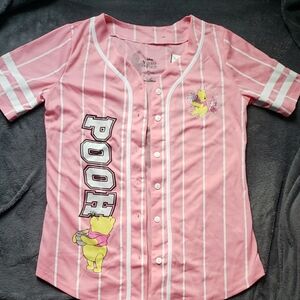 Disney Pink Baseball Jersey Top